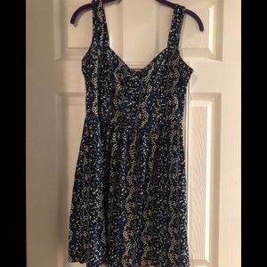 Blue floral sundress